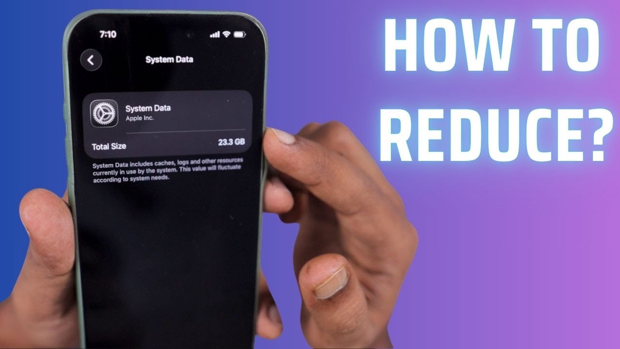 iPhone System Storage Too High after iOS 26 Update?