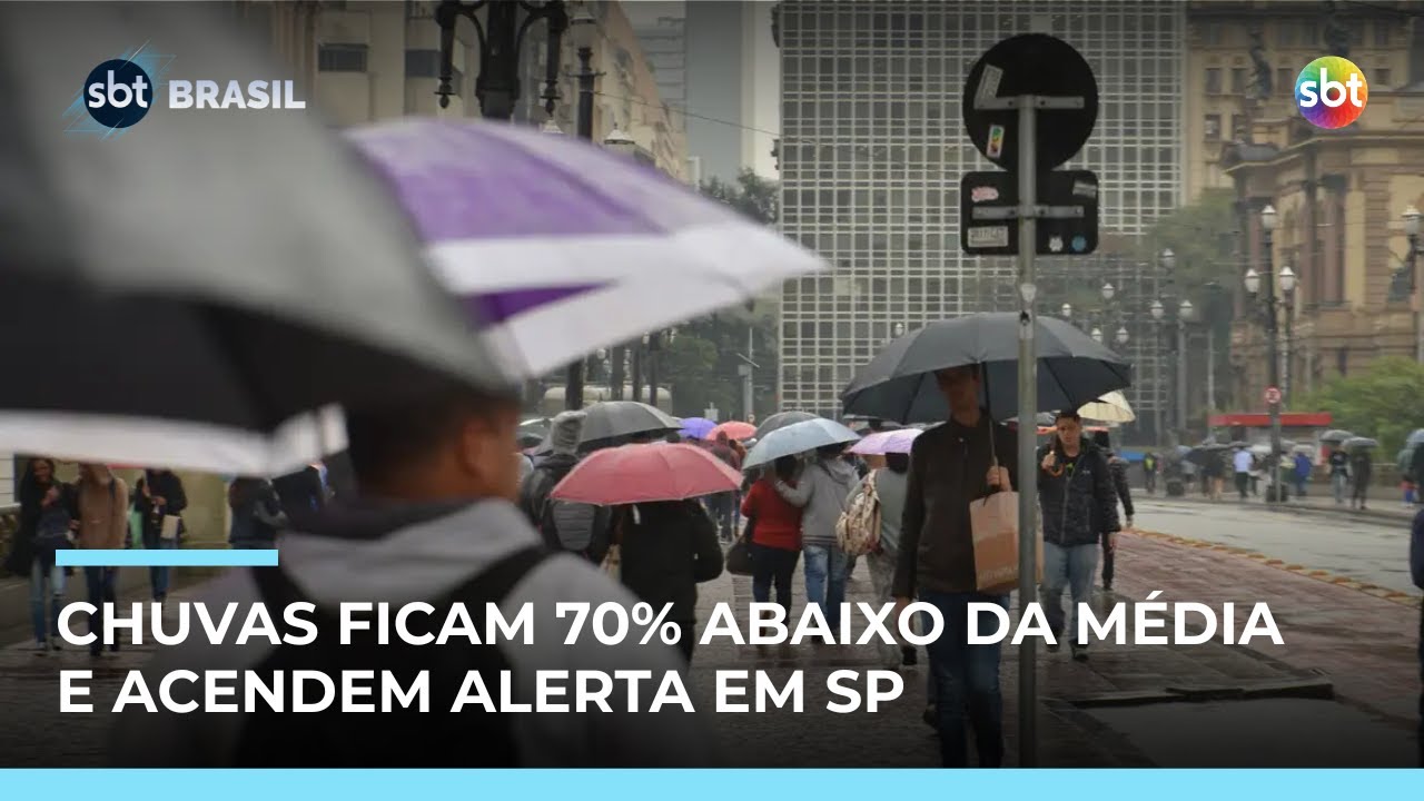 Chuva fica 70% abaixo da média em SP e acende alerta sobre reservatórios | #SBTBrasil