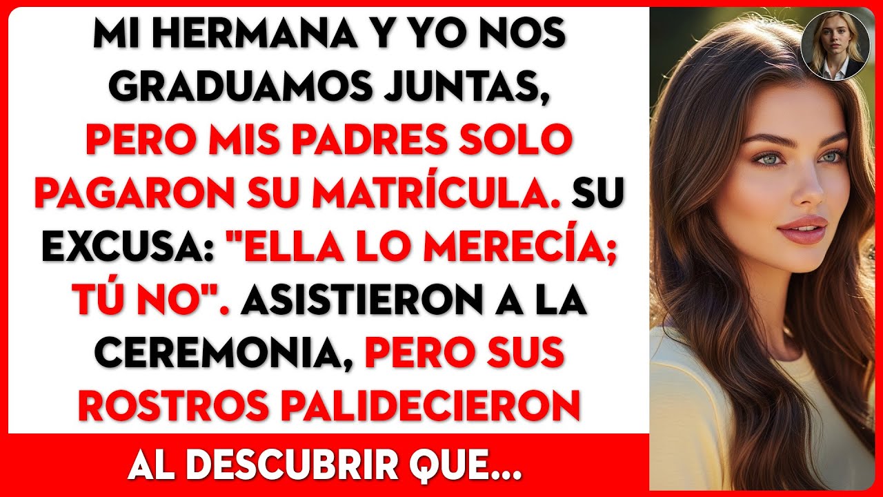 Mis padres pagaron por mi hermana, no por mí. En la graduación, sus caras palidecieron...