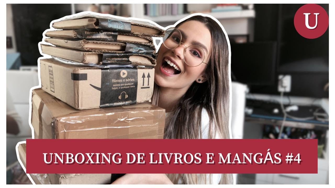 UNBOXING DE LIVROS E MANGÁS #4 | Mariana Moura