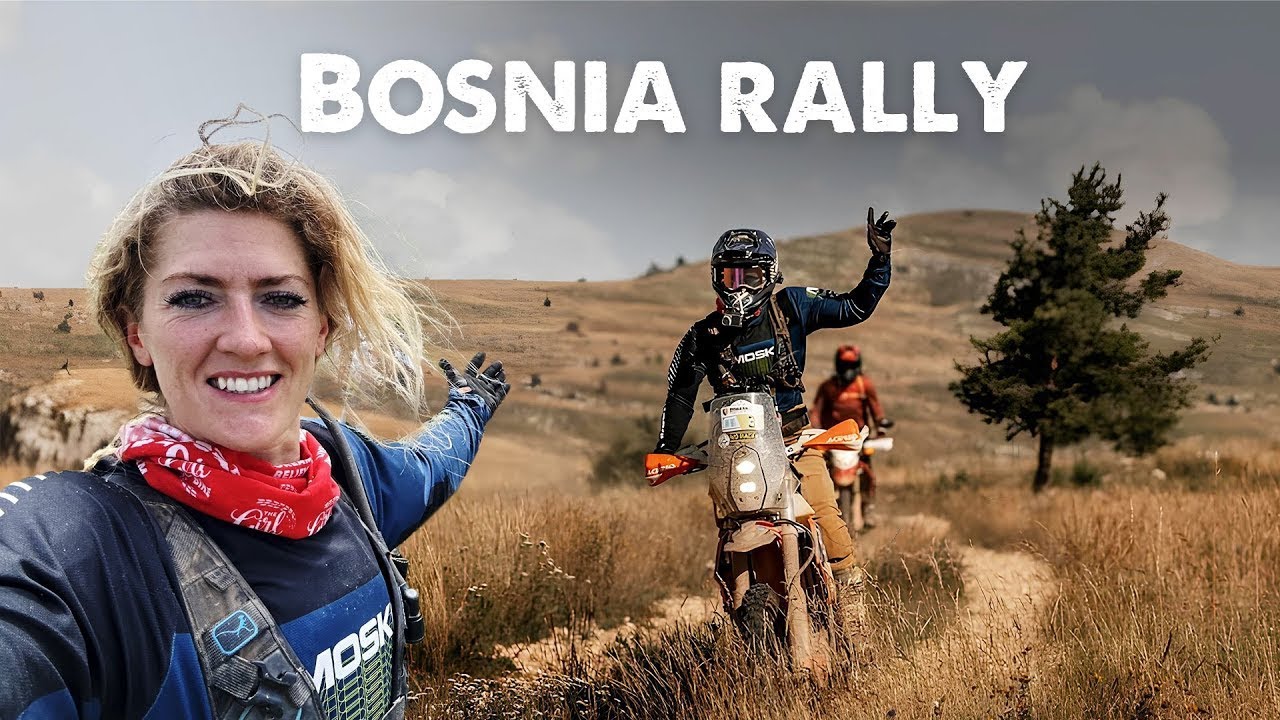 Coaching mayhem - there were bikes upside down everywhere - Bosnia Roadbook Training camp