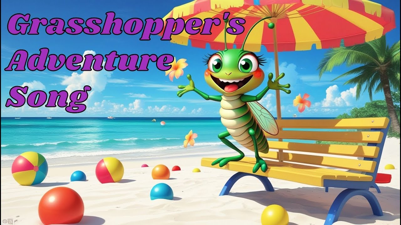 Hop, Hop, Grasshopper! | Kids Learning Songs & Nursery Rhymes