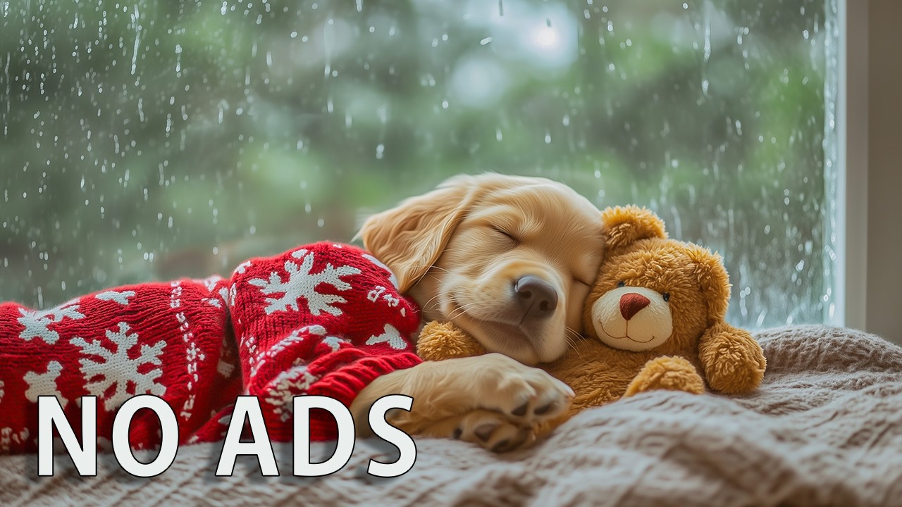 12 HOURS Dog Calming Music 🐶🌸 Balanced Gentle Audio 🎶 Encourage Settled Behavior 💤 No Ads