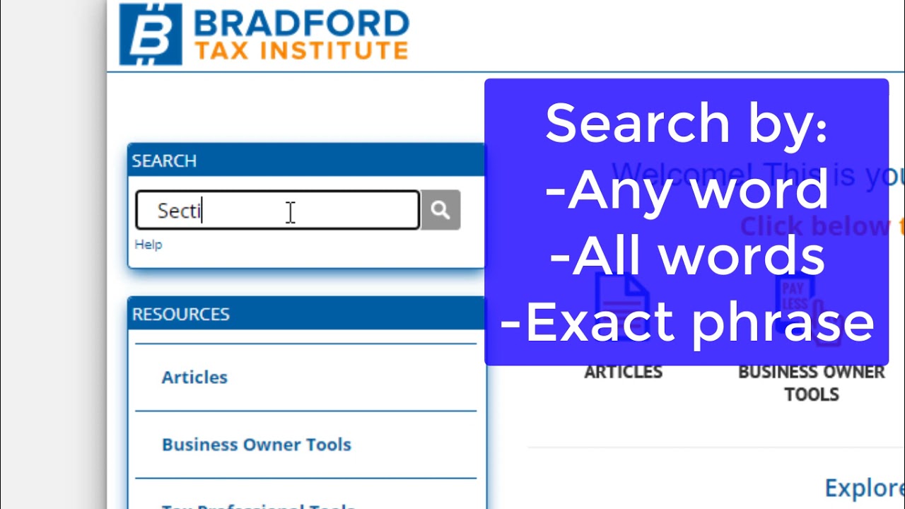 How your Bradford Tax Institute membership works for you as a business owner