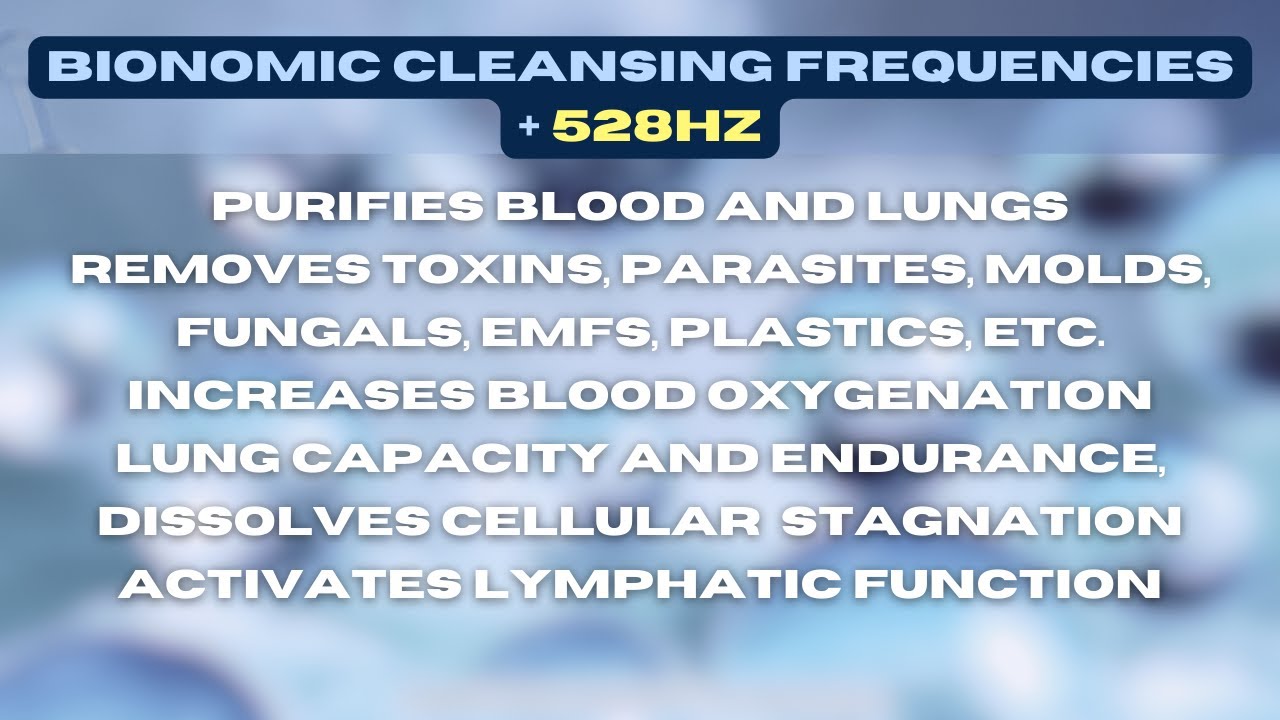 BIONOMIC CLEANSING & PURIFYING FREQUENCIES - VIBRATING SPHERES TO REMOVE BLOCKAGES AND RECHARGE ✔