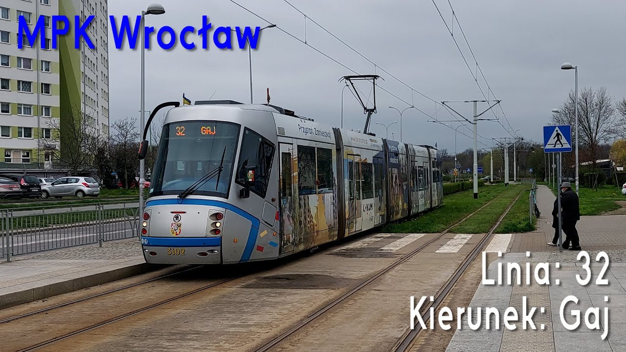 [🇵🇱PL] TIMELAPSE: MPK Wrocław - Linia: [🚋32]