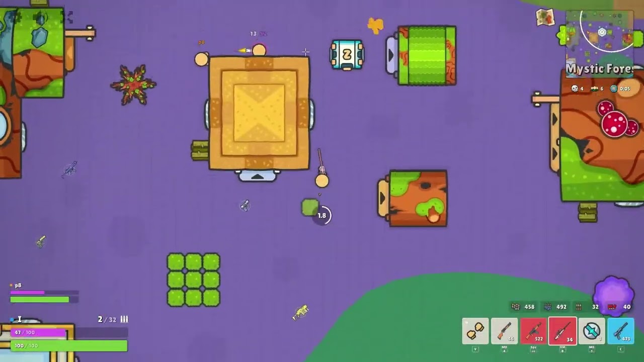 2v2 with p8 vs k1ng and duo