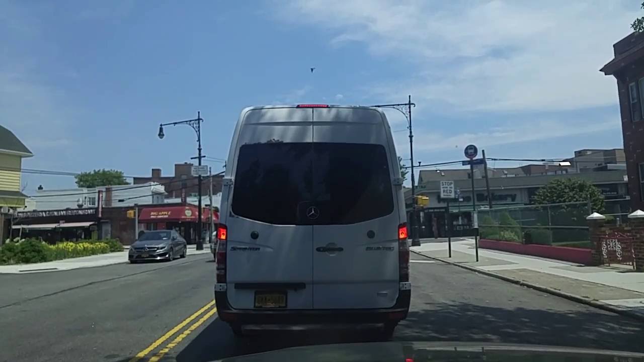 Driving by Maspeth in Queens,New York