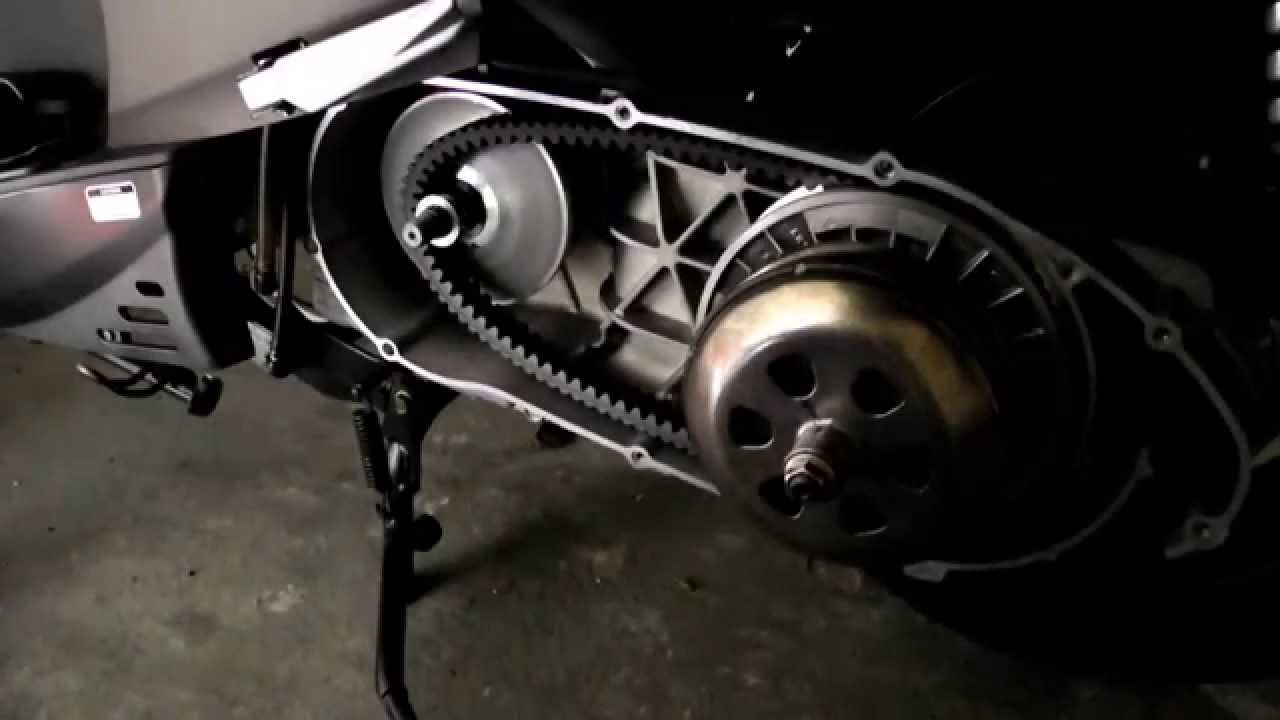 Dr Pulley Rollen und Slider einbau Kymco Xciting 500 i R ABS