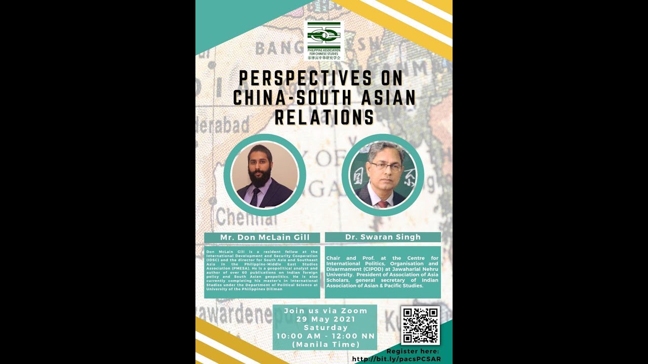 PERSPECTIVES IN CHINA-SOUTH ASIAN RELATIONS