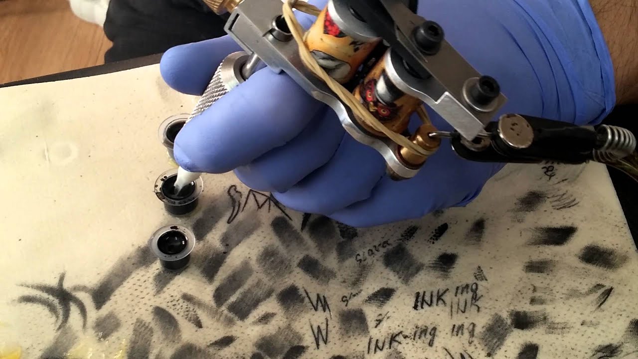 Frameless handmade shader tattoomachine