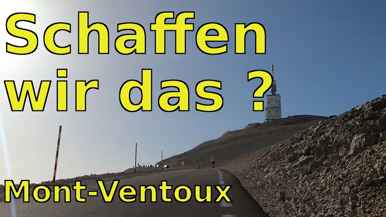 Radfahren am Mont-Ventoux Südfrankreich Provence