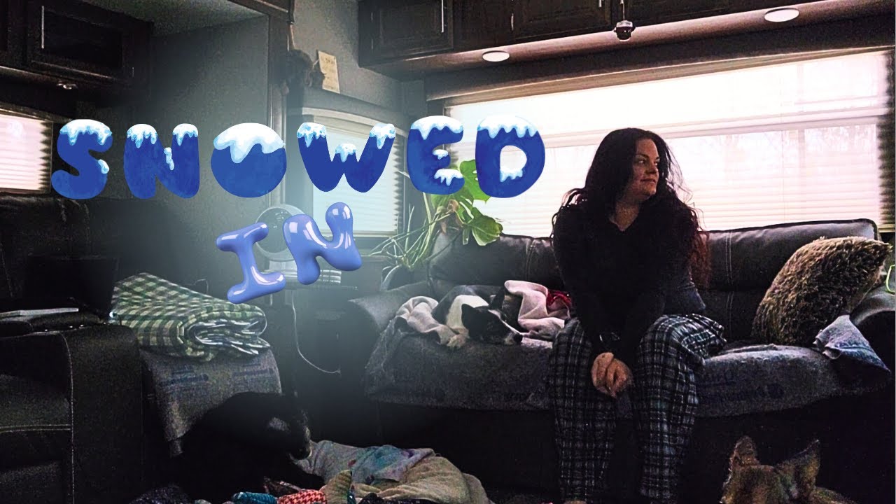 A Cozy Snowed-In Morning in My RV