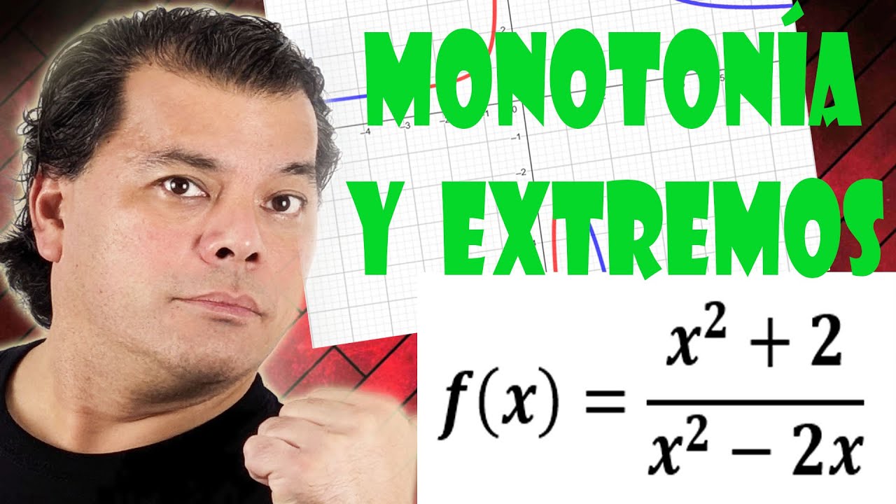 MONOTONIA y EXTREMOS de una funci&oacute;n racional. Tramos de crecimiento y extremos (1 y 2 BACHILLERATO)😊