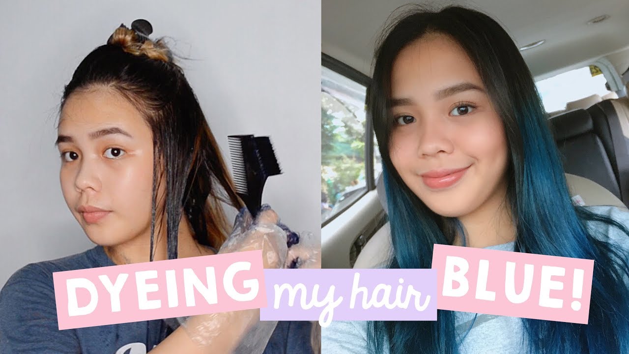 DYEING MY HAIR BLUE! (Cheapest Hair Dye?) | darleneslays