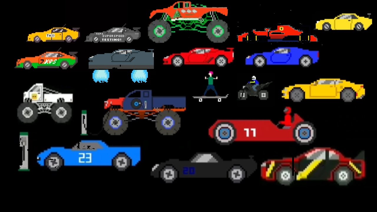 The kids pICTURE SHOW HD SPORTS VEHICLES 3 LIKE CARS 4 MONSTER TRUCKS CHIRSTMAS VEHICLES AND MORE