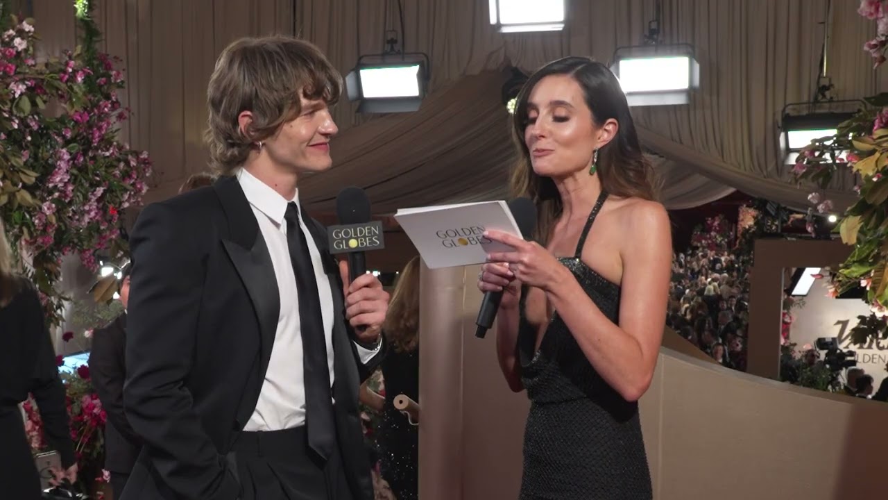 Mary Beth Barone Interviews Connor Storrie on the Red Carpet | 83rd Annual Golden Globes