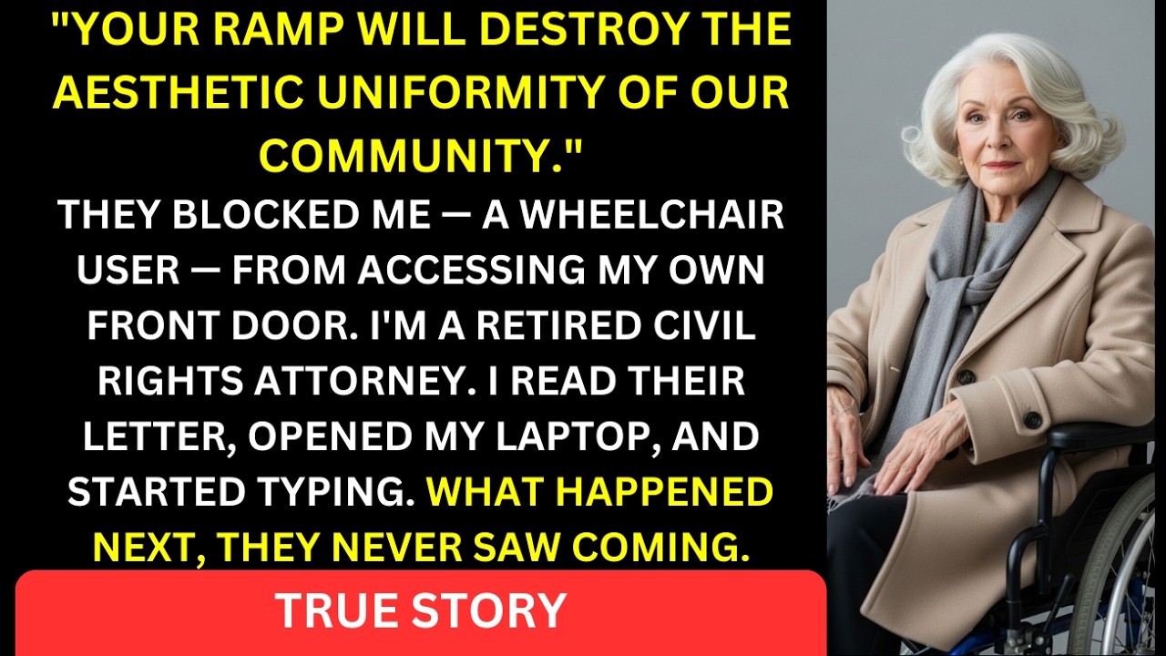 My HOA Denied My Wheelchair Ramp... They Had No Idea Who They Were Dealing With.