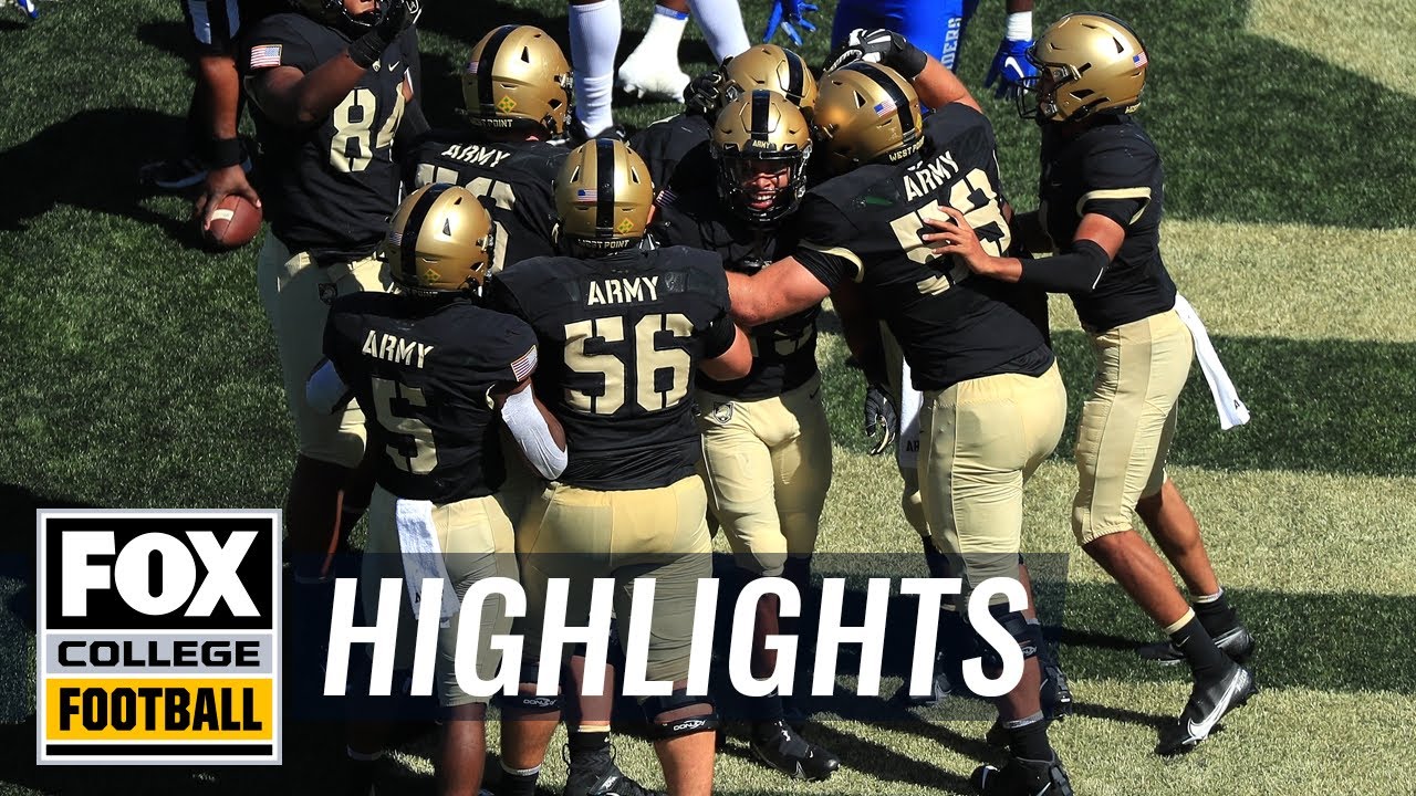 Army destroys Middle Tennessee 42-0 behind 340 yards on the ground | HIGHLIGHTS | CFB ON FOX