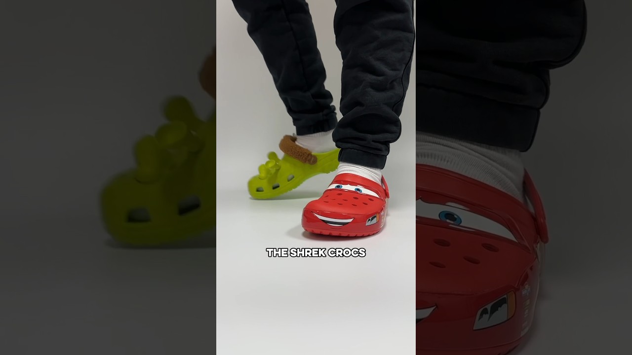 Shrek vs Lightning McQueen Crocs⚡️