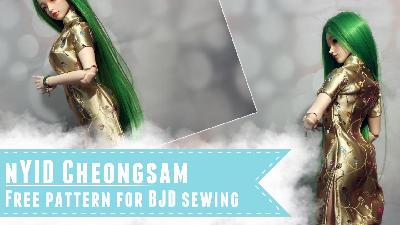 Sewing a cheongsam for Iplehouse nYID girl dolls