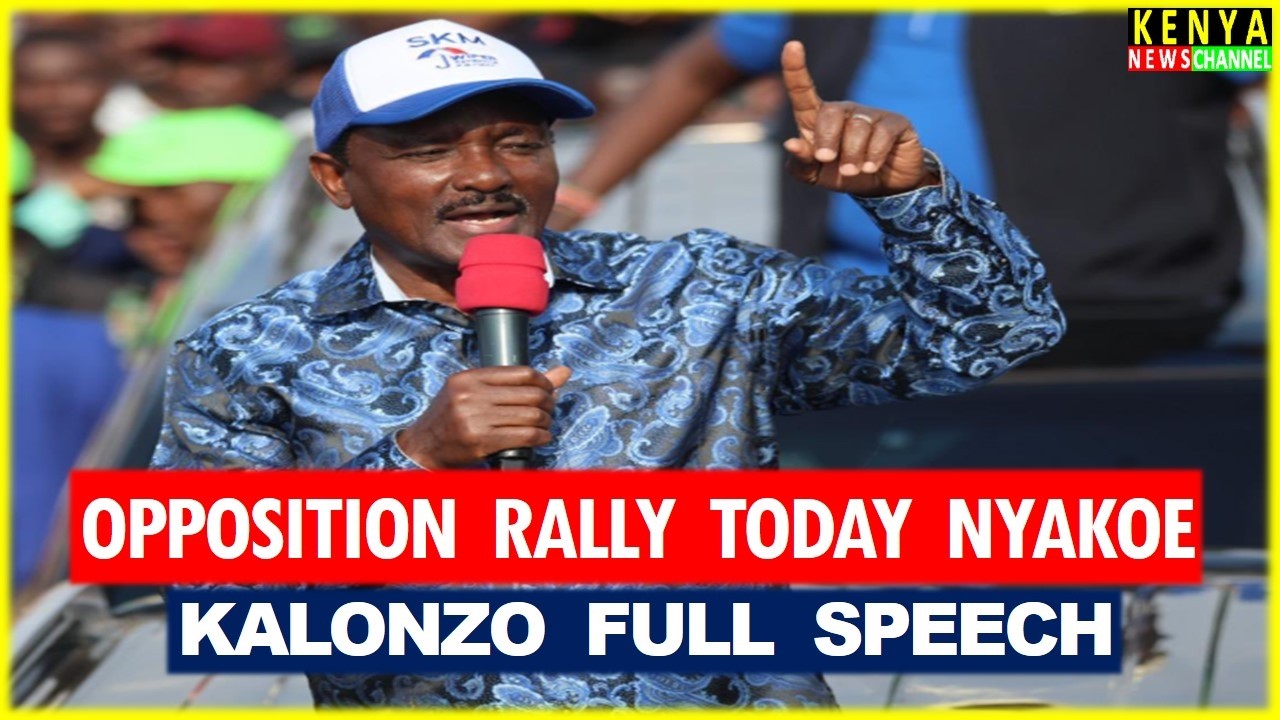 Kalonzo EXPLOSIVE speech today DESTROYING Ruto with Gachagua & Matiangi in Nyakoe