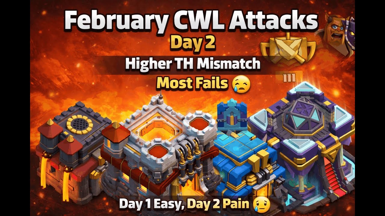 CWL Day 2 😂 | Higher TH Mismatch Everywhere… Still Won the War!