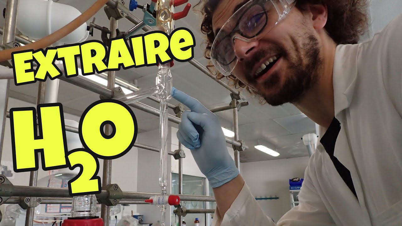 💦 Eliminer l'EAU d'un milieu organique : Tube décanteur de Dean-Stark