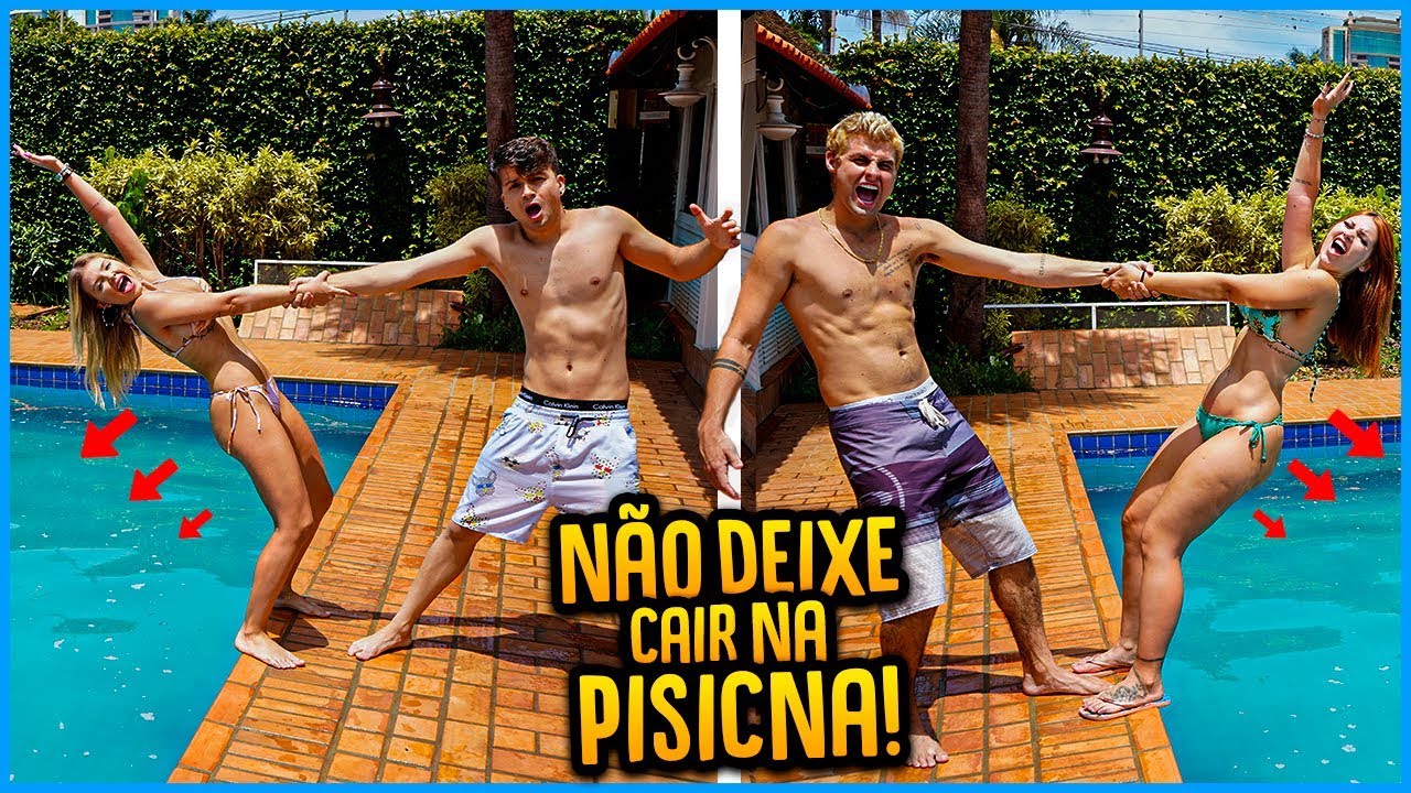 NÃO DEIXE A NAMORADA CAIR NA PISCINA OU ALGO VAI ACONTECER!! [ REZENDE EVIL ]