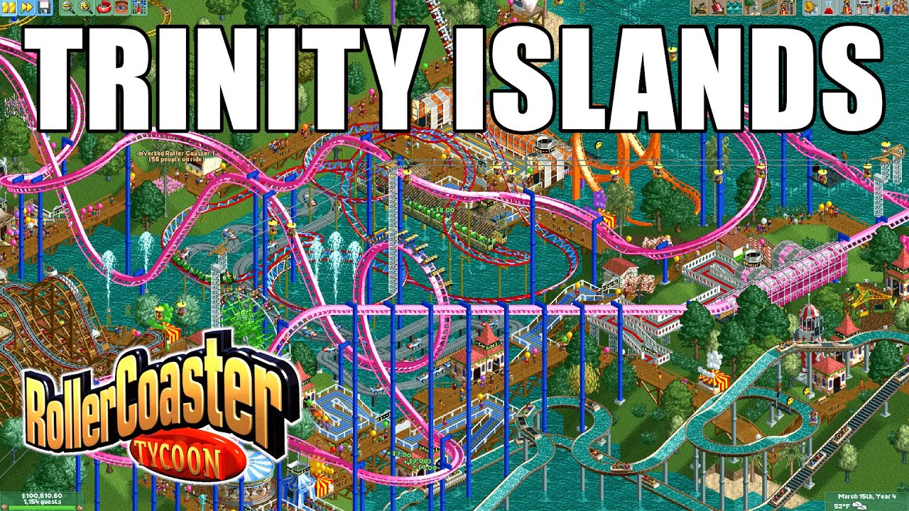 Trinity Islands Playthrough - RollerCoaster Tycoon - OpenRCT2