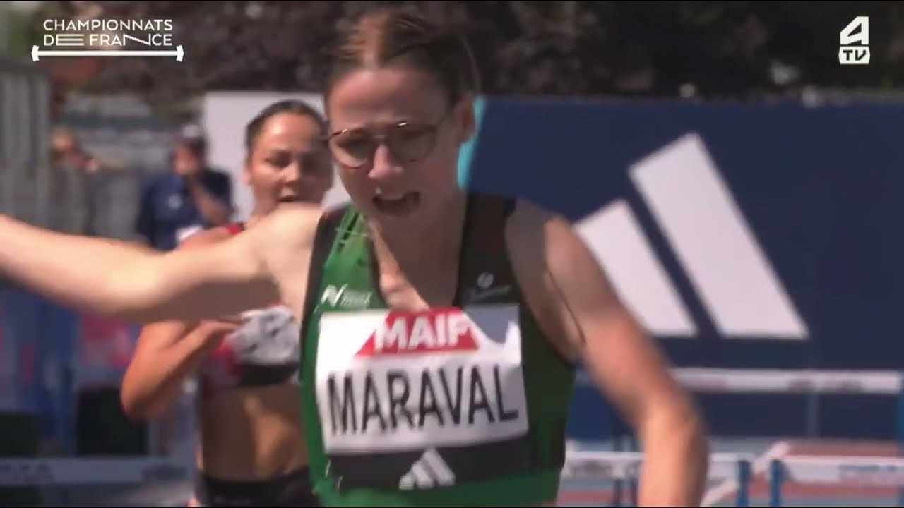 Phénoménale Louise Maraval !! Albi 2023 - 400m Haies Féminin #athlete #hurdle #400mhaies #maraval