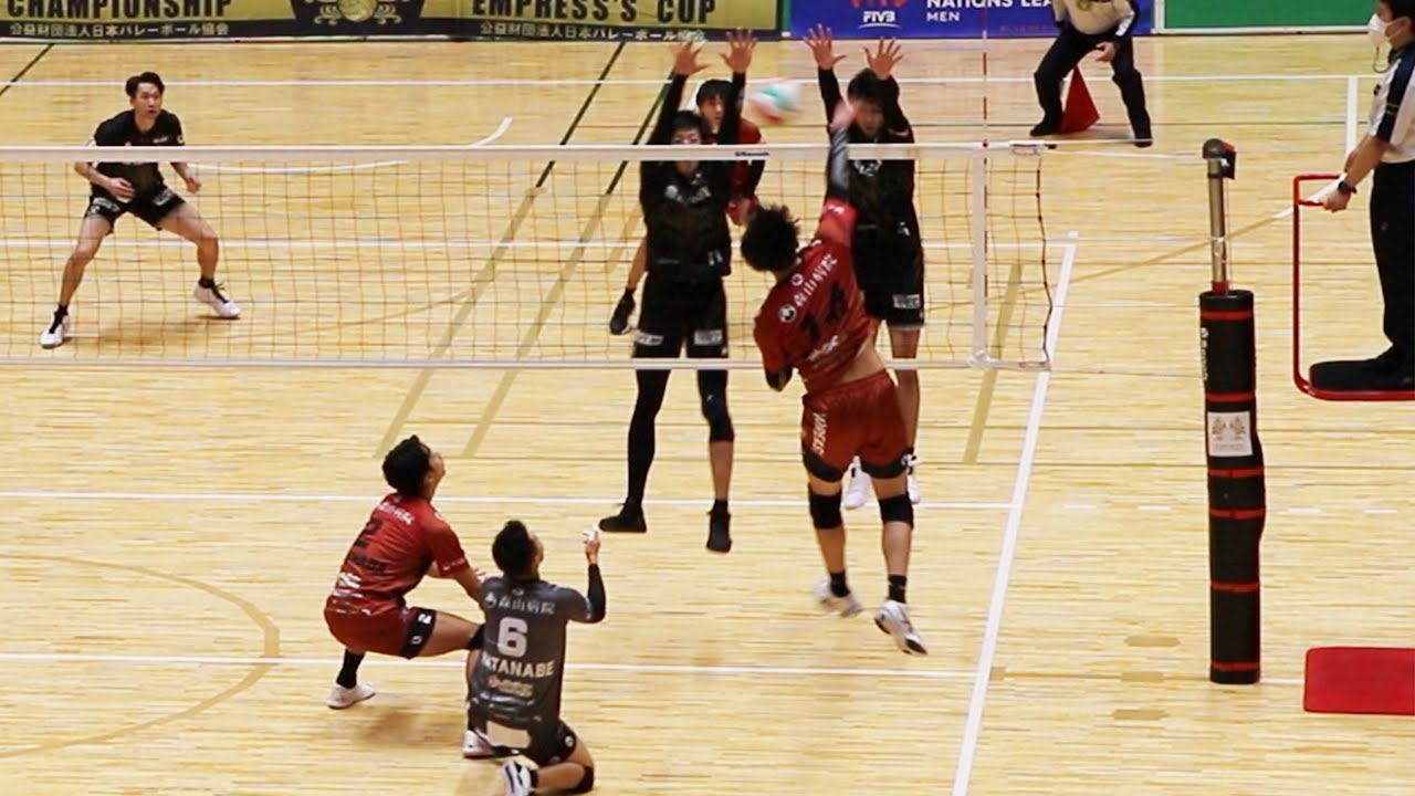【2021天皇杯】ウルフドッグス名古屋vsヴォレアス北海道　第４セット　【男子バレーボール全日本選手権】