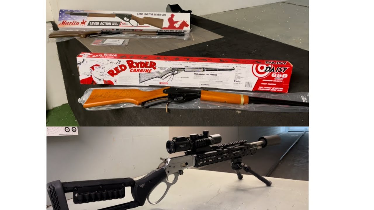 Umarex Marlin Vs Daisy Red Ryder Vs .357 Marlin