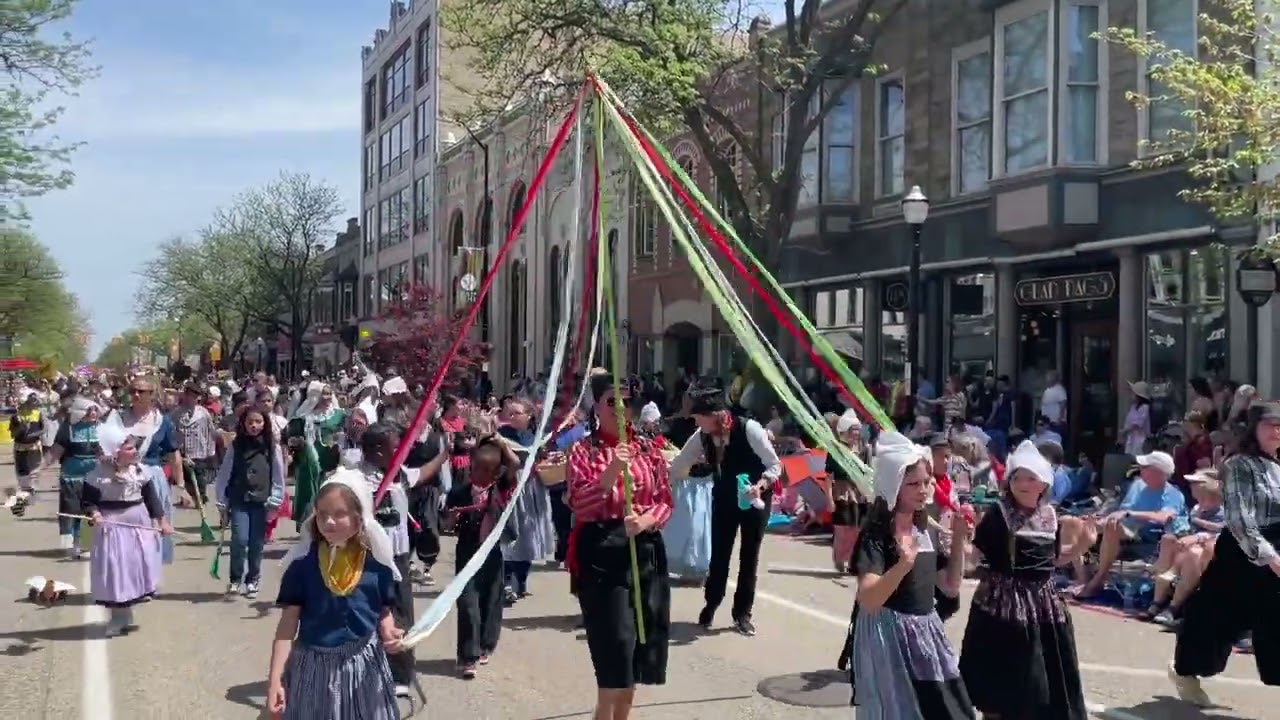 Tulip Time Kinderparade 2022 in downtown Holland