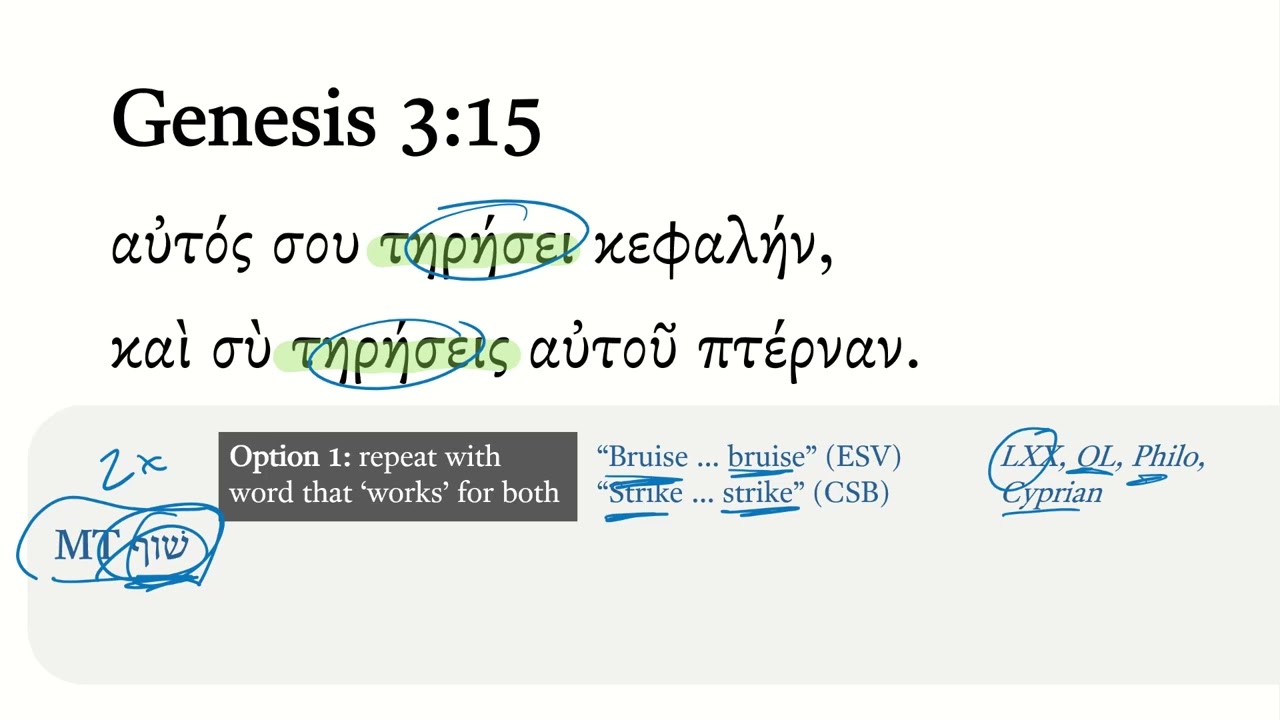 Genesis 3:15 Septuagint