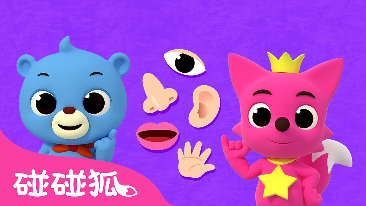 五种感觉｜学单词｜单词歌｜唱跳儿歌｜Five Senses｜英文ABC｜Word Play｜学中文｜学英文｜学英语｜学汉语｜儿童教育｜碰碰狐Pinkfong