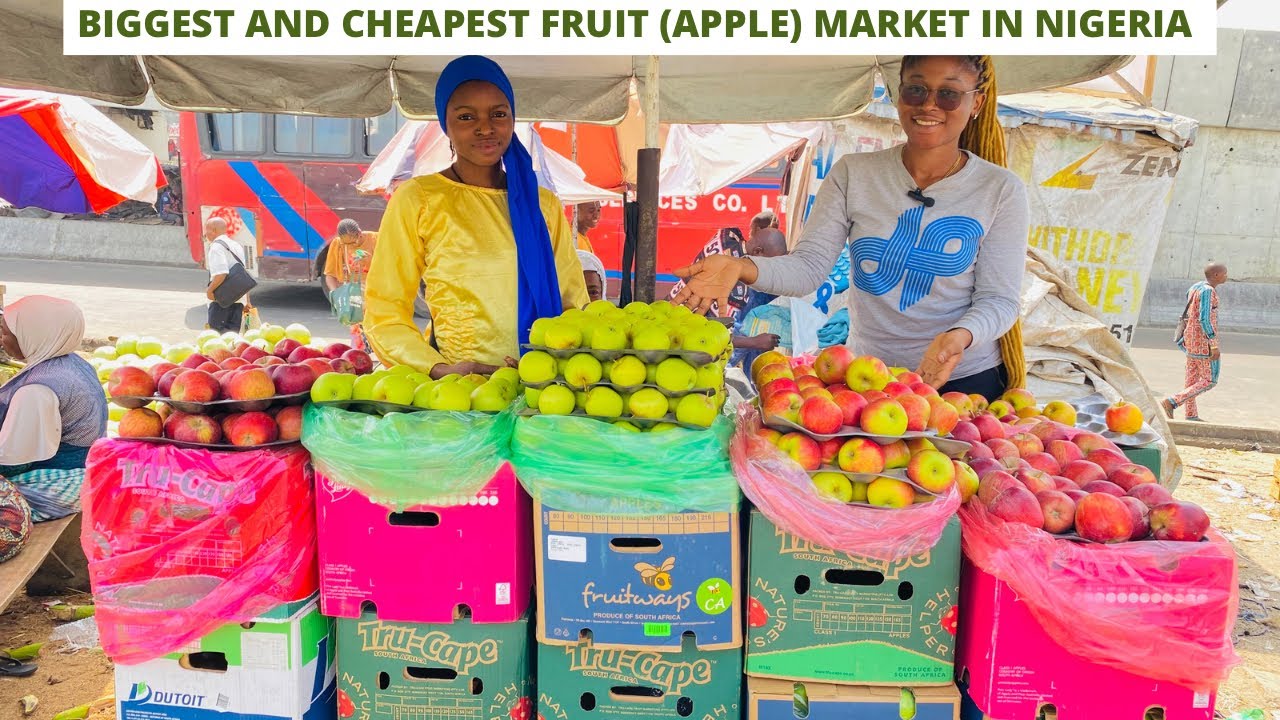 IYANAIBA FRUIT MARKET | BIGGEST AND CHEAPEST APPLE MARKET IN NIGERIA (WHOLESALE & RETAIL)