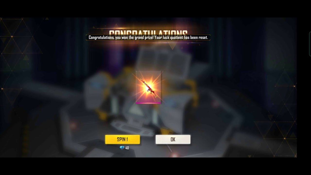 only one spin I got permanent skin😲😲free fire ❤️