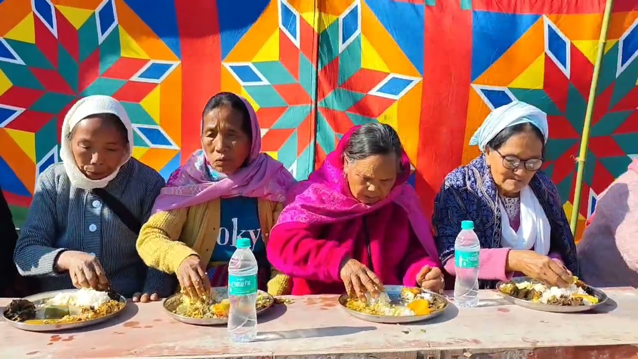 A token of Love Feast honouring Elders (70 yrs. & above) widows, and village leaders._31 dec. 2025
