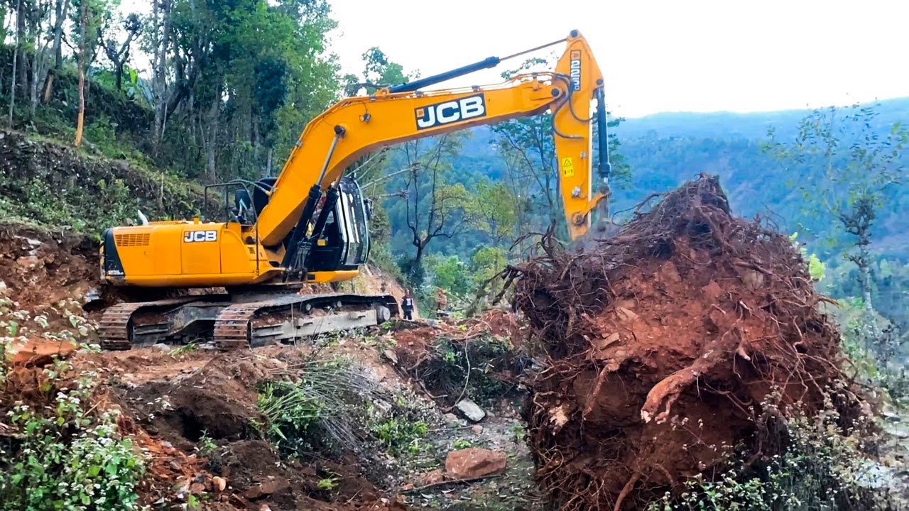 Skillful Excavator Building New Mountain Road | Extreme Road Construction