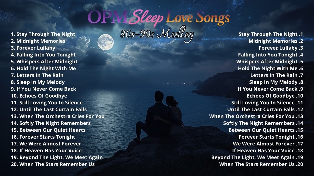 OPM Love Songs 2025 🌠 80s 90s Relaxing Pampatulog Lyrics Mix