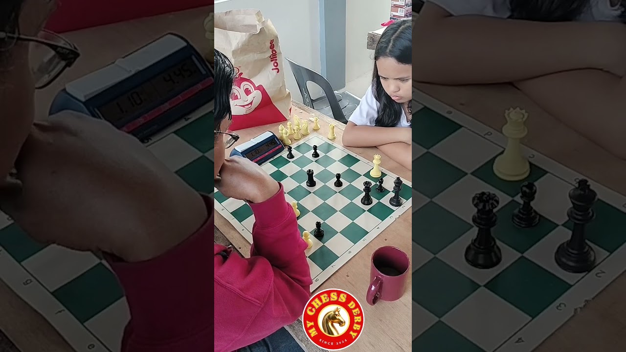 Queens and Rooks endgame played between Jonard Labadan versus Rena Dalagan