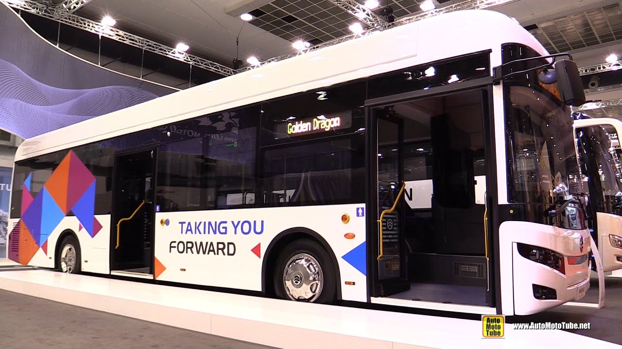 2020 Golden Dragon Pivot E12 Electric City Bus Walkaround - Exterior Interior Tour