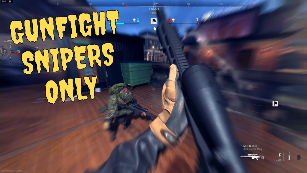Rage quits, trash talk, and collaterals - GUNFIGHT SNIPERS ONLY - MODERN WARFARE 2