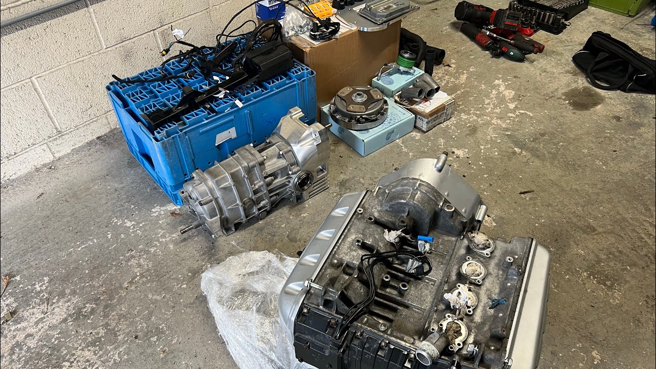 BMW K1200 Hillman imp engine conversion prep in an evening. Can it be done ?