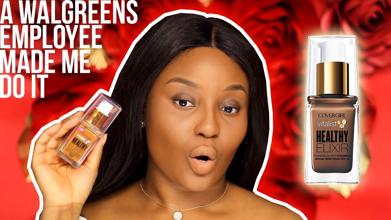 I tried a foundation a Walgreens cashier recommended to me...Covergirl Vitalist