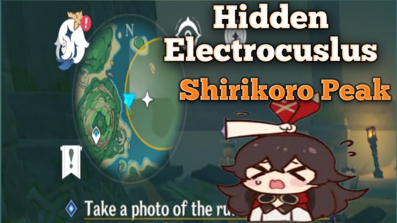 Genshin impact | Hidden Electroculus in Shirikoro Peak.