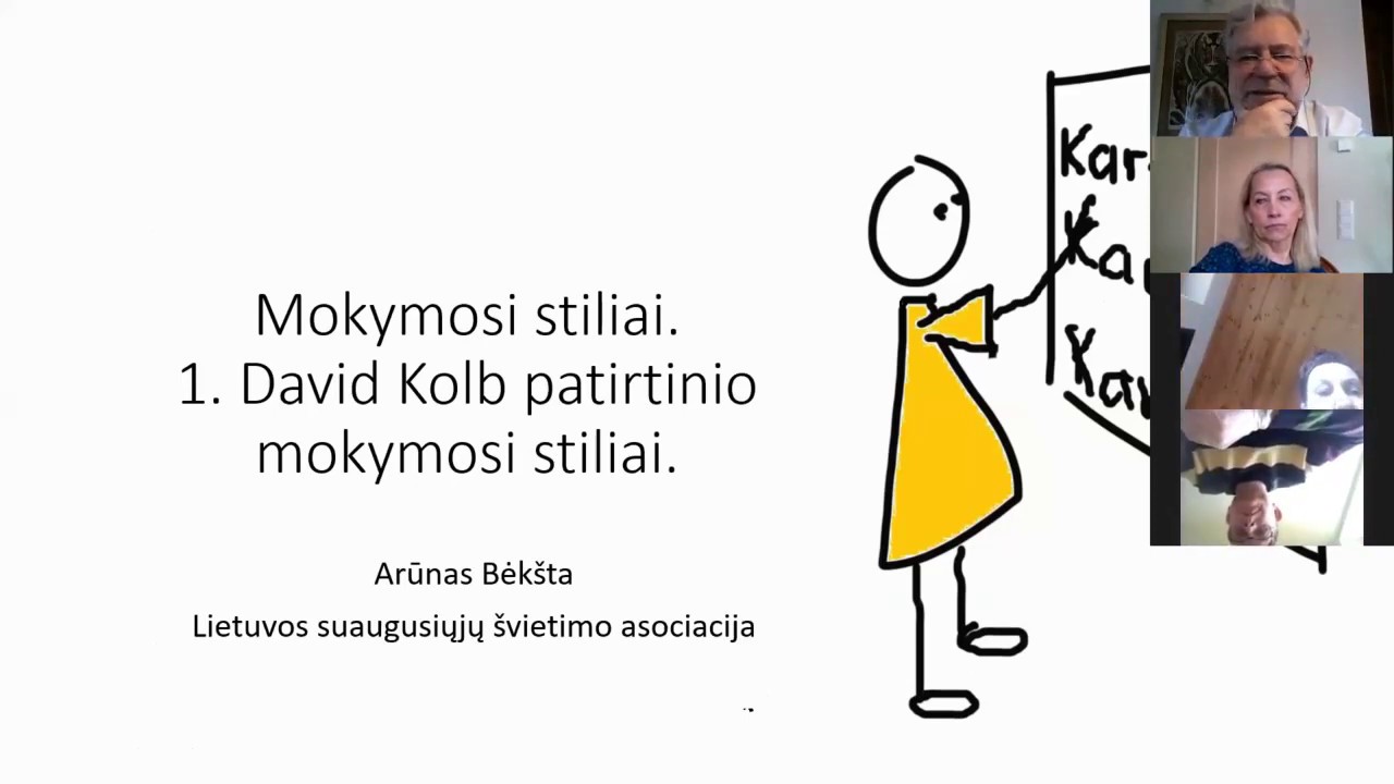 Mokymosi stiliai. 1 D.Kolb mokymosi stiliai