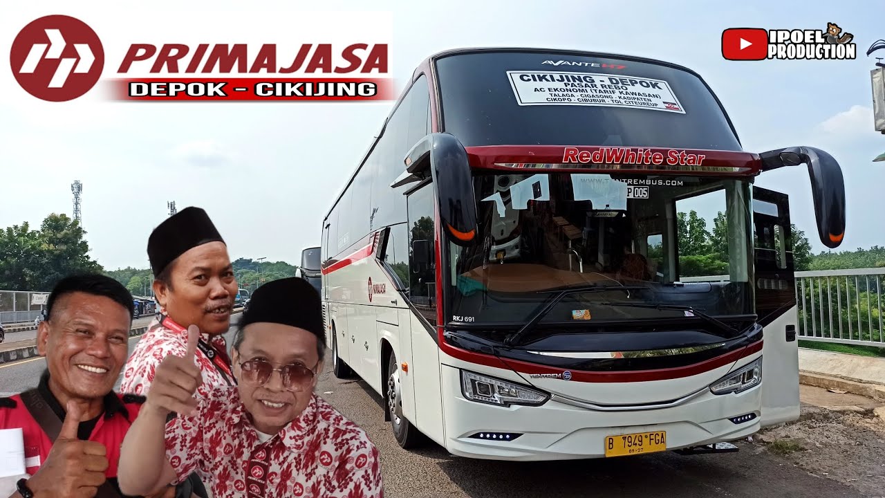 RUTE BARU PRIMAJASA DEPOK - MAJALENGKA - CIKIJING Via CIPALI || Jalan Yang Menanjak Dan Berliku