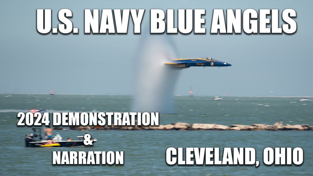 Blue Angels Demo+Narration | Cleveland National Airshow | 2024